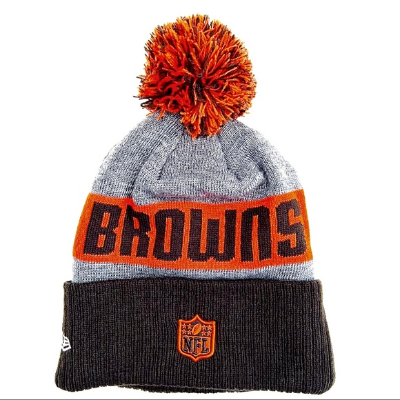 Cleveland Browns New Era Knit Winter Hat Beanie NFL Mens Womens Fan Gear Gift - Picture 5 of 9